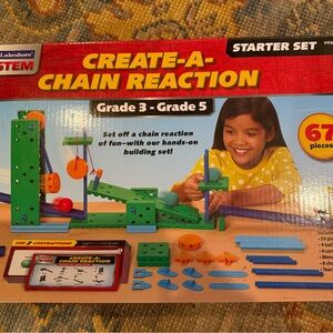 Lakeshore STEM Chain Reaction Building Set - Grade 3-5